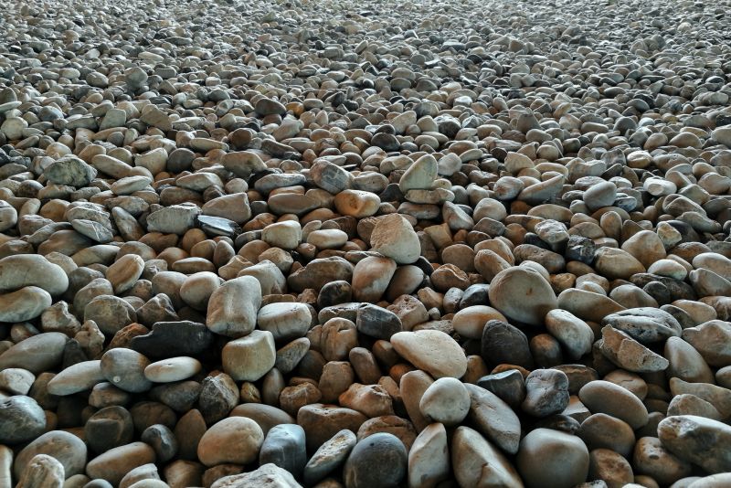 Completed Landscape with Pea Rock